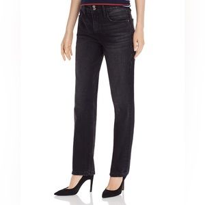 Frame Le Sylvia Slender Straight Black Jean